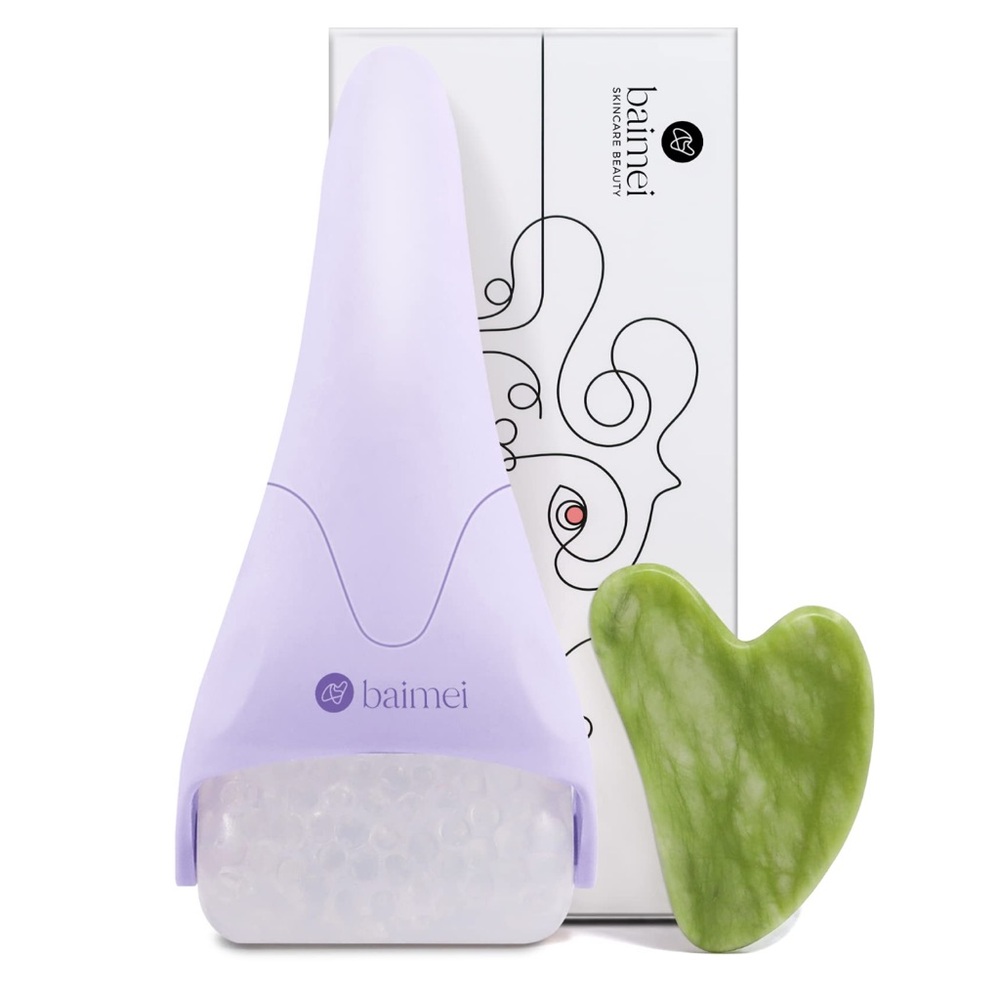 Ice Roller and Gua Sha Set💜